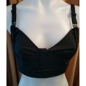 The Life Style of Moms Lupantte Small Black Nursing Bra New MRSP $49.99